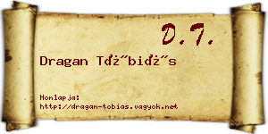 Dragan Tóbiás névjegykártya